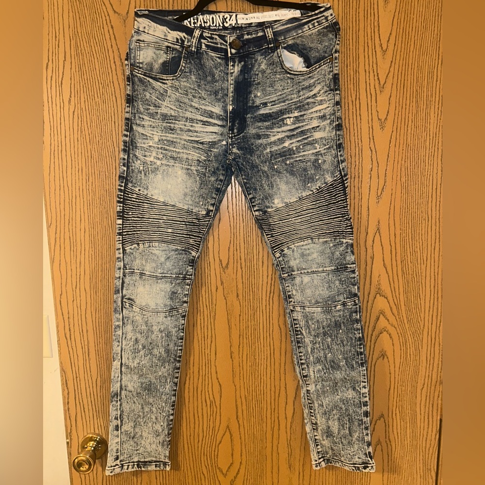 Men’s biker jeans sz 34